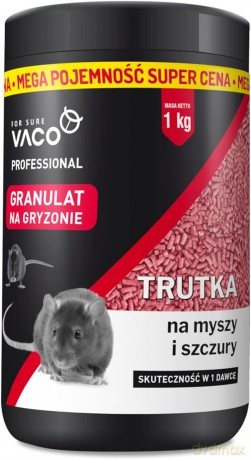 VACO PROFESSIONAL Granulat na myszy i szczury (słoik) - 1 kg