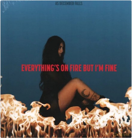 As December Falls: Everything's On Fire But I'm Fine (Splattered) [Winyl]