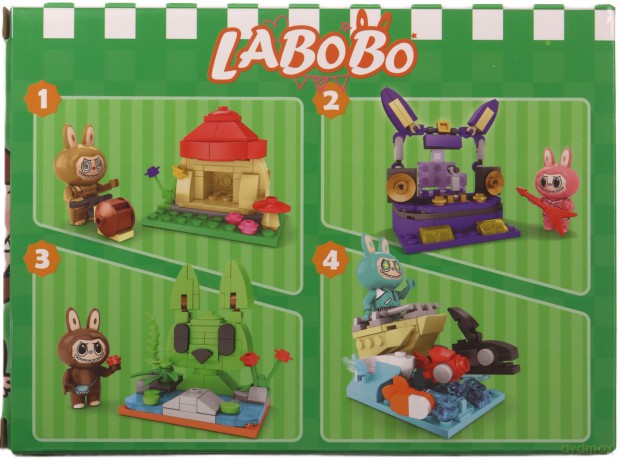 Klocki Labu mix wzorów około 90el 925940