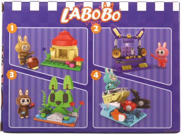 Klocki Labu mix wzorów około 90el 925940