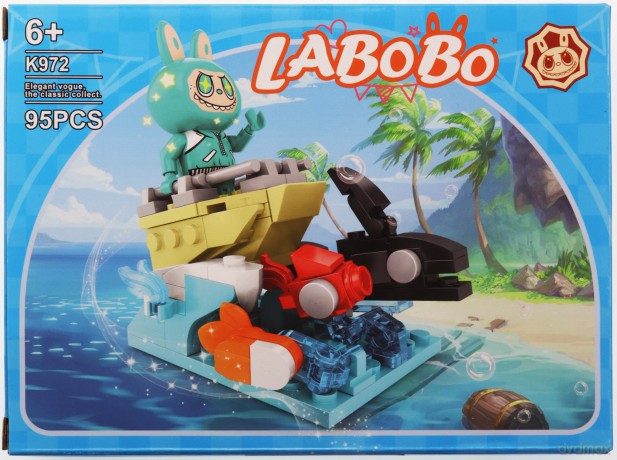 Klocki Labu mix wzorów około 90el 925940