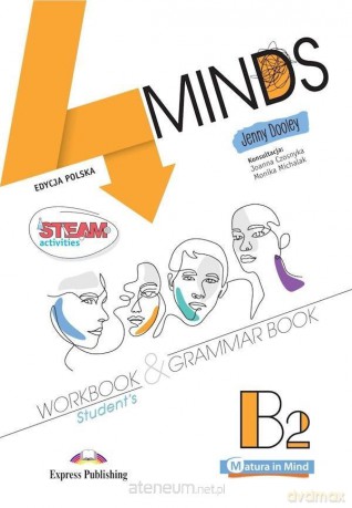 4 Minds B2 WB + DigiBook (kod) - Jenny Dooley, Bob Obee [KSIĄŻKA]