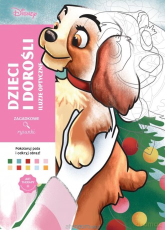 Art therapy. Kolorowanka antystresowa. Disney - Aurelia Bertrand, Charlotte Mendes [KSIĄŻKA]