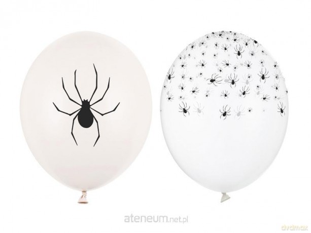Balony Pająki 30cm 50szt