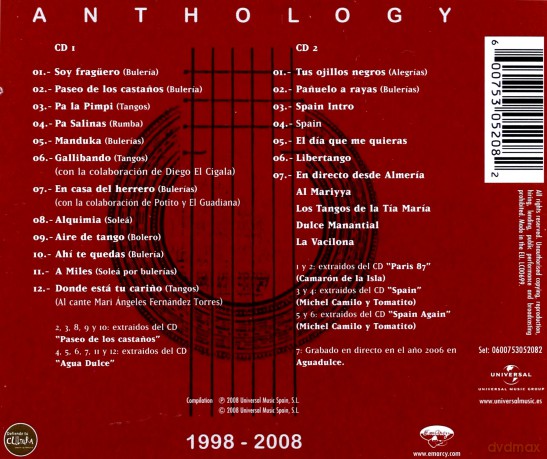 Tomatito: Anthology [2CD]
