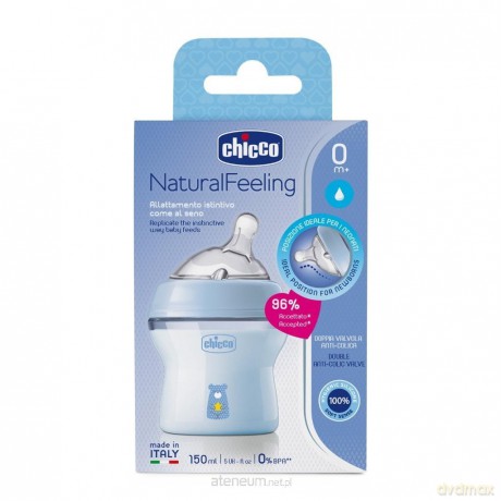 Butelka plastikowa NaturalFeeling nieb 150ml 0m+