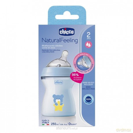 Butelka plastikowa NaturalFeeling nieb 250ml 2m+