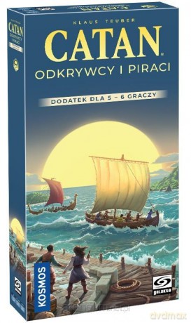 Catan: Odkrywcy i Piraci 5/6 graczy GALAKTA [GRA PLANSZOWA]
