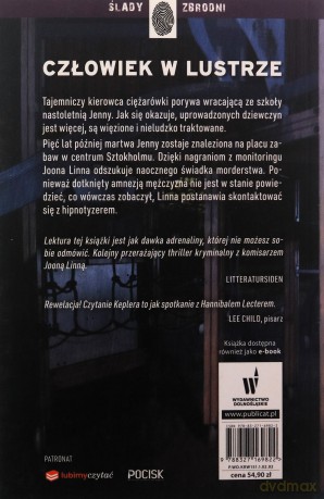Człowiek w lustrze - Lars Kepler [KSIĄŻKA]