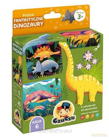 CzuCzu Puzzle Fantastyczne Dinozaury 3+ [PUZZLE]