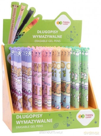 Długopis wymaz. Kapibara nieb (40szt) HAPPY COLOR