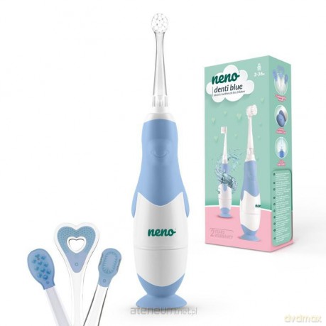 Elektryczna szczoteczka dziecięca 0+ Denti Blue
