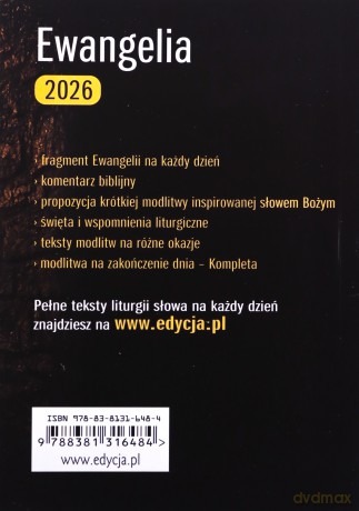 Ewangelia 2026 - mały format - Jerzy Jastrzębski [KSIĄŻKA]