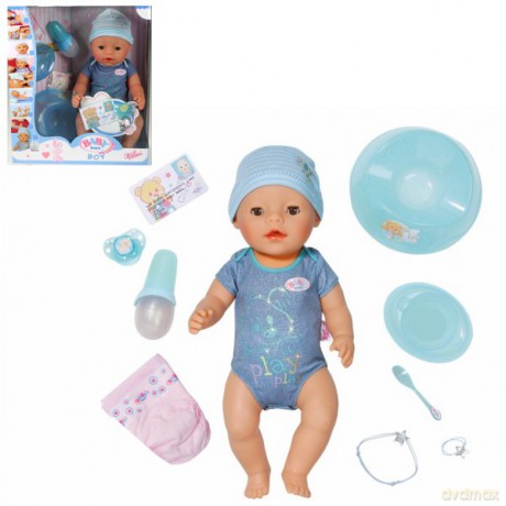 Baby Born Lalka Chłopiec Interaktywny [ZABAWKA]