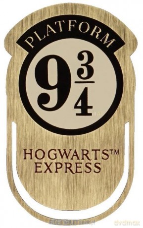 Harry Potter Zakładka metalowa Peron 9 i 3/4