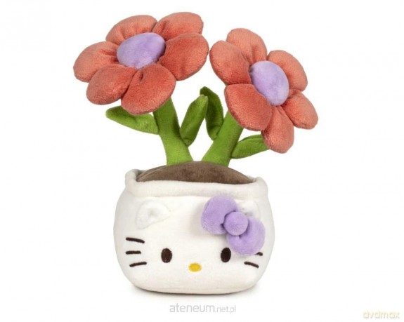Hello Kitty - plusz Doniczka kwiatki 20cm