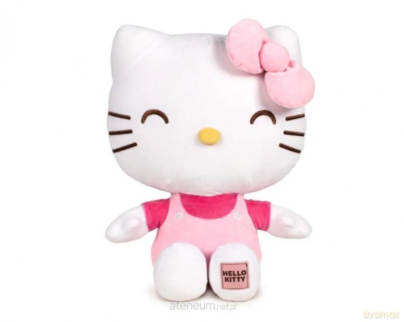 Hello Kitty. Plusz z naszywką 20cm różowy