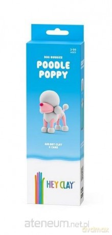 Hey Clay - Figurka Psi Przyjaciele Pudel 3-pak