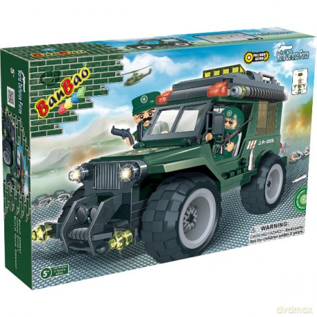 Banbao Armia Jeep Wojskowy 129 El. [KLOCKI]