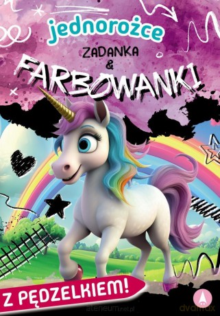 Jednorożce. Zadanka & farbowanki - Monika Ślizowska [KSIĄŻKA]