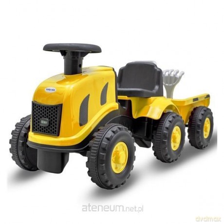 Jeździdełko traktor z przyczepą Benny żółty