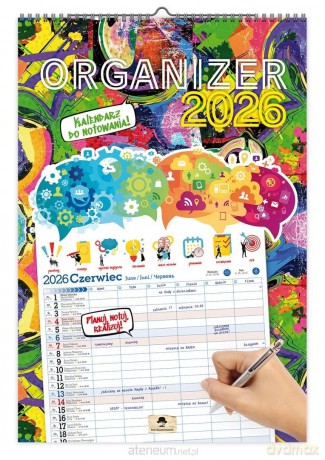Kalendarz 2026 A3 ścienny jednostronny organizer [KALENDARZ]