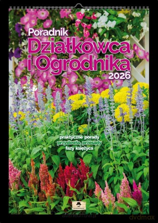 Kalendarz 2026 A3 ścienny poradnik działkowca [KALENDARZ]