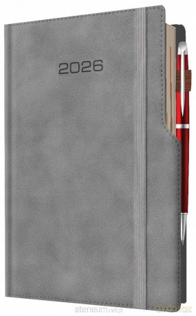 Kalendarz 2026 A5 dzienny biznes planer pastelowy [KALENDARZ]