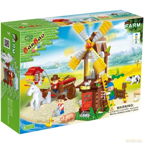 Banbao Farma Młyn 260 El. [KLOCKI]