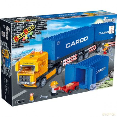 Banbao Transport Ciężarówka Transportowa [KLOCKI]