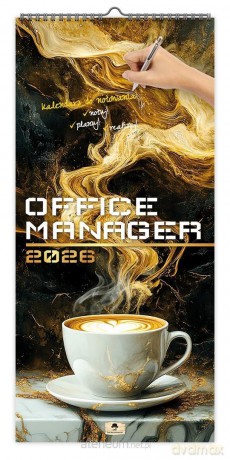Kalendarz 2026 paskowy szeroki office manager [KALENDARZ]