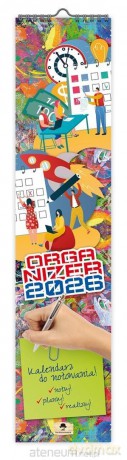Kalendarz 2026 paskowy wąski organizer [KALENDARZ]