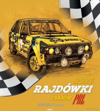Kalendarz 2026 ścienny 32x32cm Motoryzacja PRL [KALENDARZ]