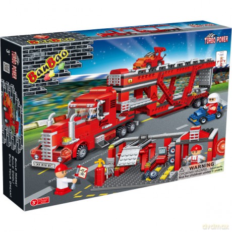 Banbao Turbo Power Laweta Czerwona F1 [KLOCKI]