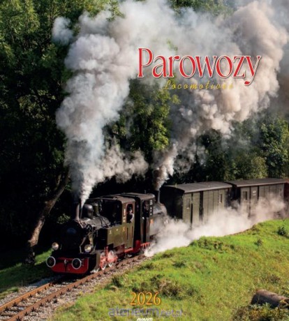 Kalendarz 2026 ścienny 32x32cm Parowozy [KALENDARZ]