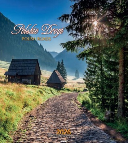 Kalendarz 2026 ścienny 32x32cm Polskie drogi [KALENDARZ]