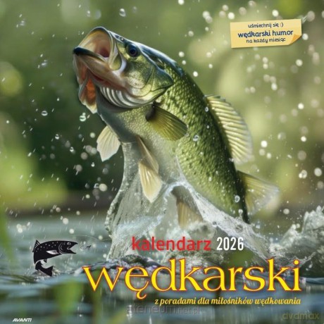 Kalendarz 2026 ścienny albumowy 30x30cm Wędkarski [KALENDARZ]