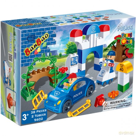 Banbao Young Ones Patrol Policyjny 38 El [KLOCKI]