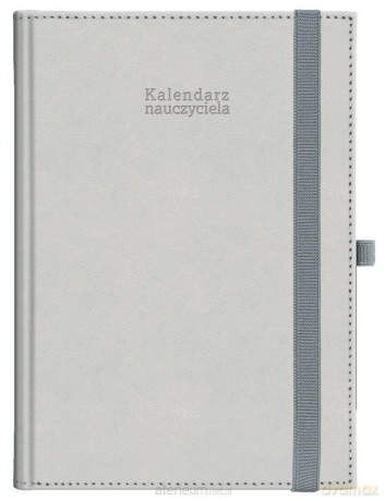 Kalendarz naucz. 2025/26 A5 Nebraska gumka srebrny [KALENDARZ]