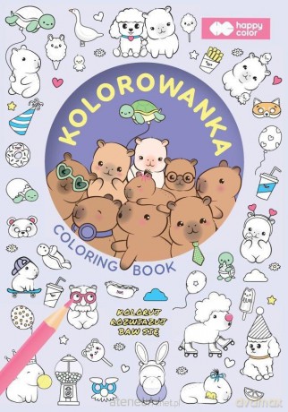 Kolorowanka A5 Kapibara HAPPY COLOR