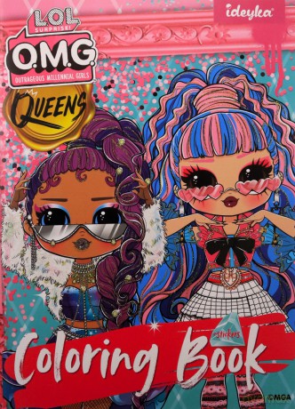 Kolorowanka z naklejkami LOL OMG Queens