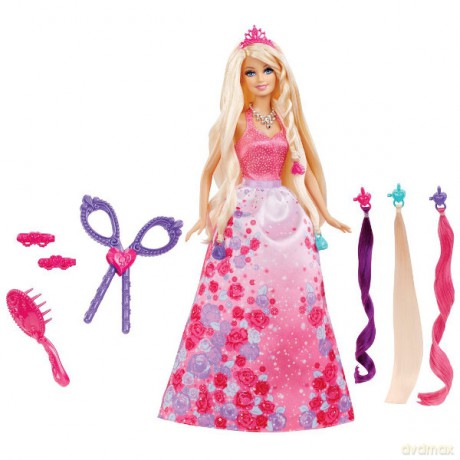 MATTEL Barbie Lalka Bajeczne Fryzury [ZABAWKA]