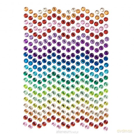 Kryształki samoprzylepne Rainbow dust 337szt