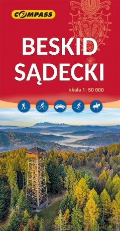 Mapa - Beskid Sądecki 1:50 000 [KSIĄŻKA]