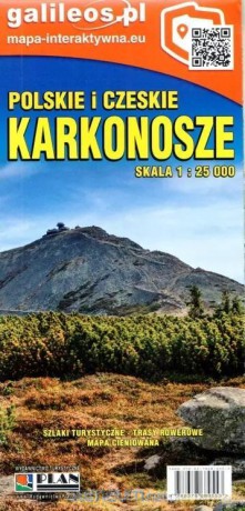 Mapa - Karkonosze Polskie i Czeskie 1:25 000 [KSIĄŻKA]