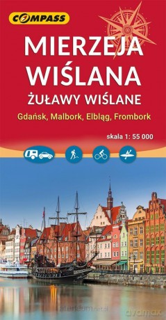 Mapa - Mierzeja Wiślana 1:55 000 [KSIĄŻKA]