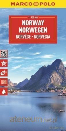 Mapa drogowa Norwegia 1:900 000 [KSIĄŻKA]