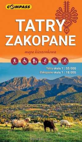 Mapa kieszonkowa - Tatry, Zakopane [KSIĄŻKA]