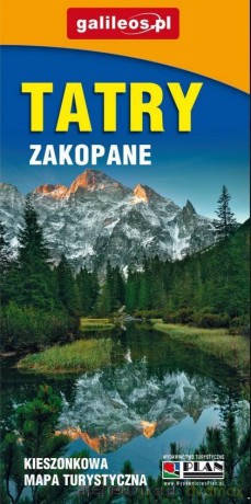Mapa kieszonkowa Tatry, Zakopane laminowana [KSIĄŻKA]