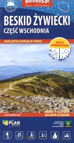 Mapa turystyczna - Beskid Żywiecki cz.wschodnia [KSIĄŻKA]